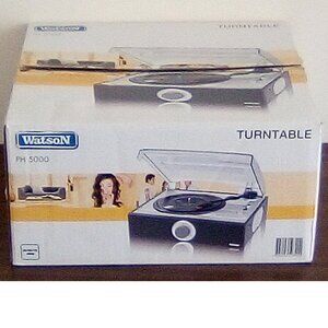 Watson PH5000 3-Speed Turntable with Stereo Speaker (for 230 V ~ 50Hz voltage)